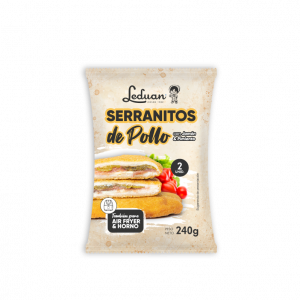 Serranitos de Pollo, jamón y pimiento